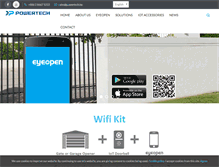 Tablet Screenshot of powertech-automation.com